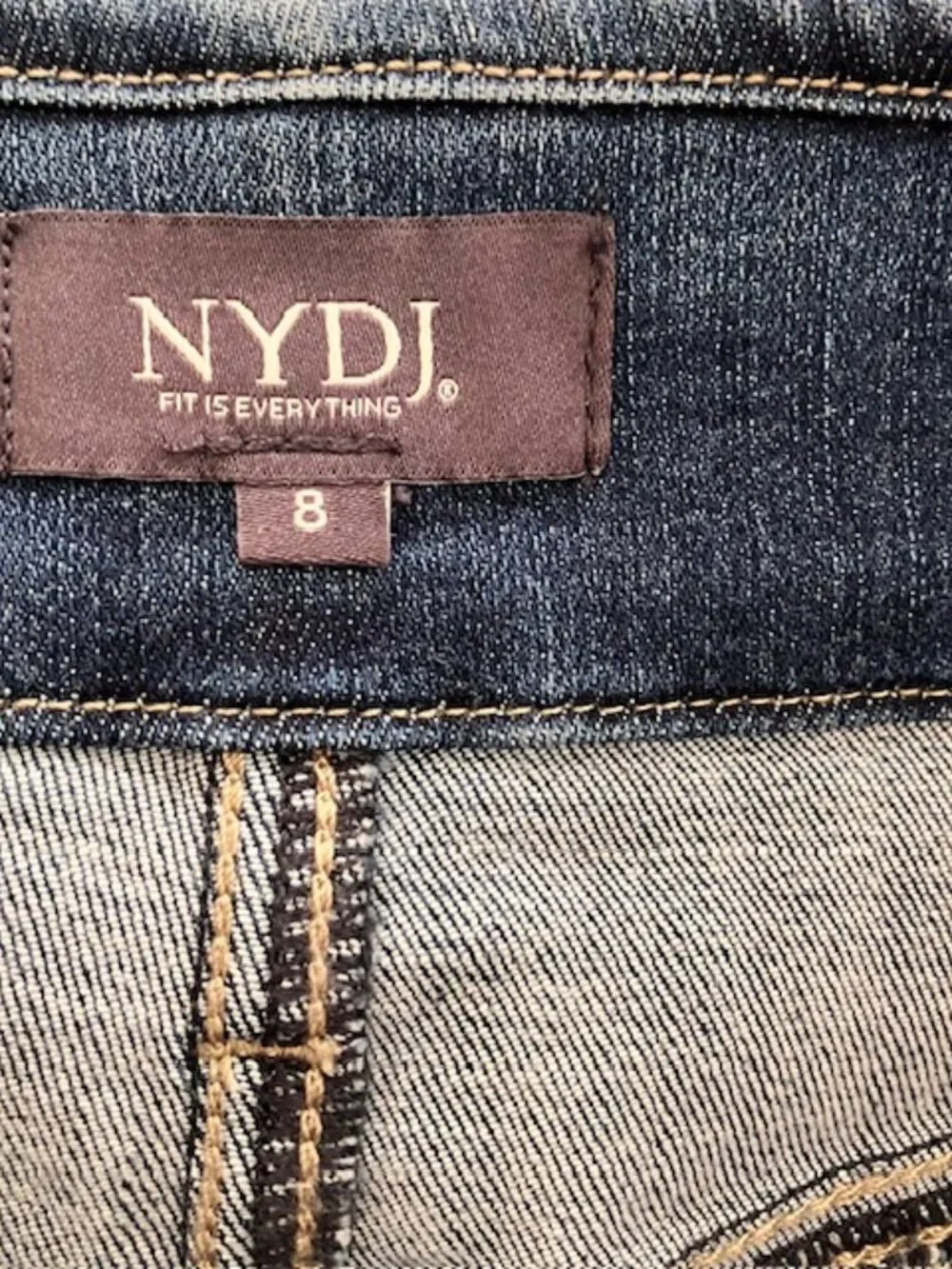 Women's denim skirt Lift X Tuck technology size 8 cottagecore casual stretch